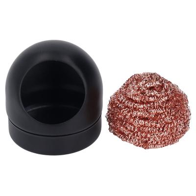 Pulitore per punte per saldatore Accessorio per la pulizia senza acqua della sfera in filo metallico per lavorare