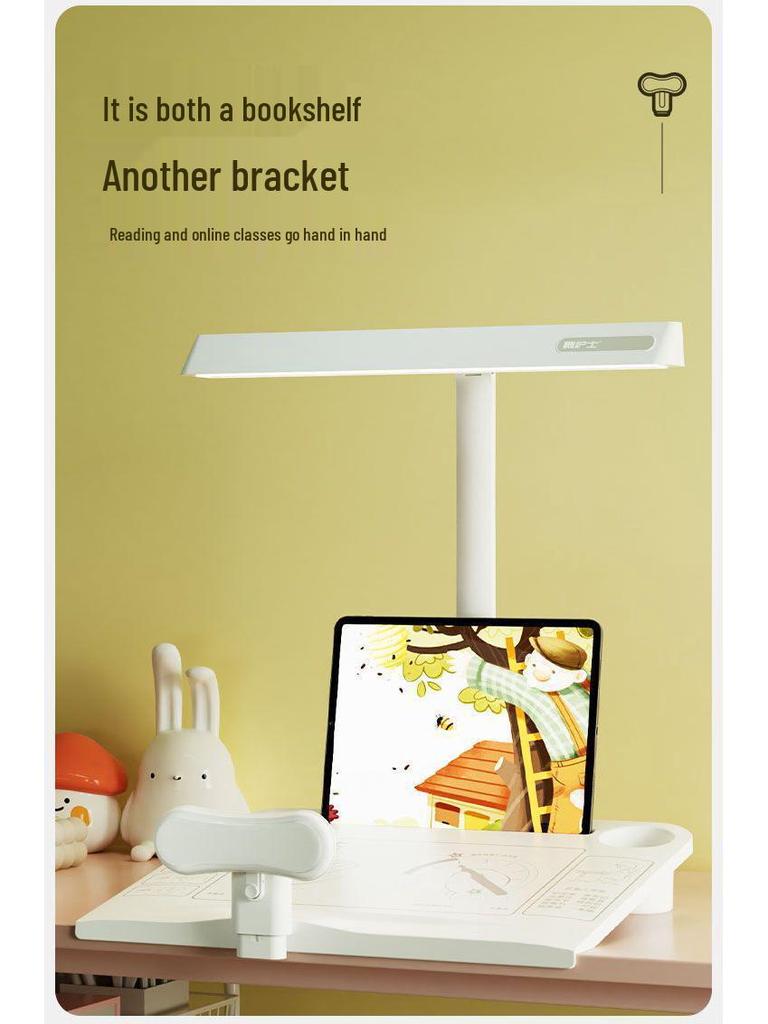 Luminária de Mesa Infantil com Proteção para os Olhos, Correção de Postura, Anti-Miopia e Porta-Canetas