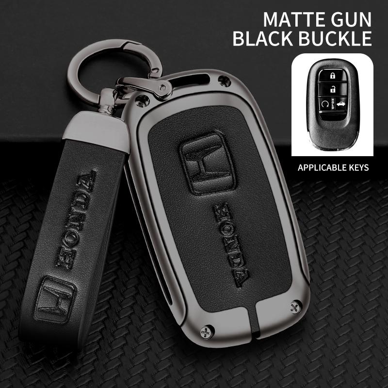 Fashion Car Key Case Cover for Honda Crv Binzhi Ling Pai XRV Xiangyu Smart Remote Protector Keychain Interior Accessories