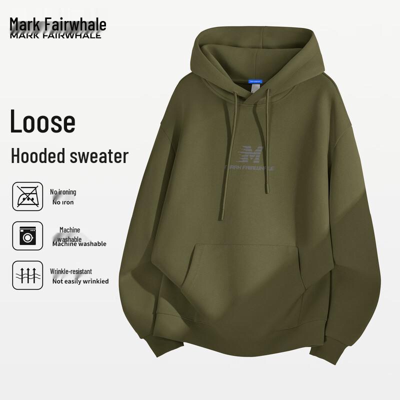 

Mark Fairwhale Men s 2025 Autumn Collection Loose Fit Hooded Sweatshirt 3XL