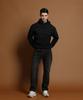 PANICALE Black Brushed Gradient Hoodie