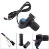 Electric Throttle Grip for Scooters, Voltage Indicator, Key Locker, Compatible with 12 - 84
