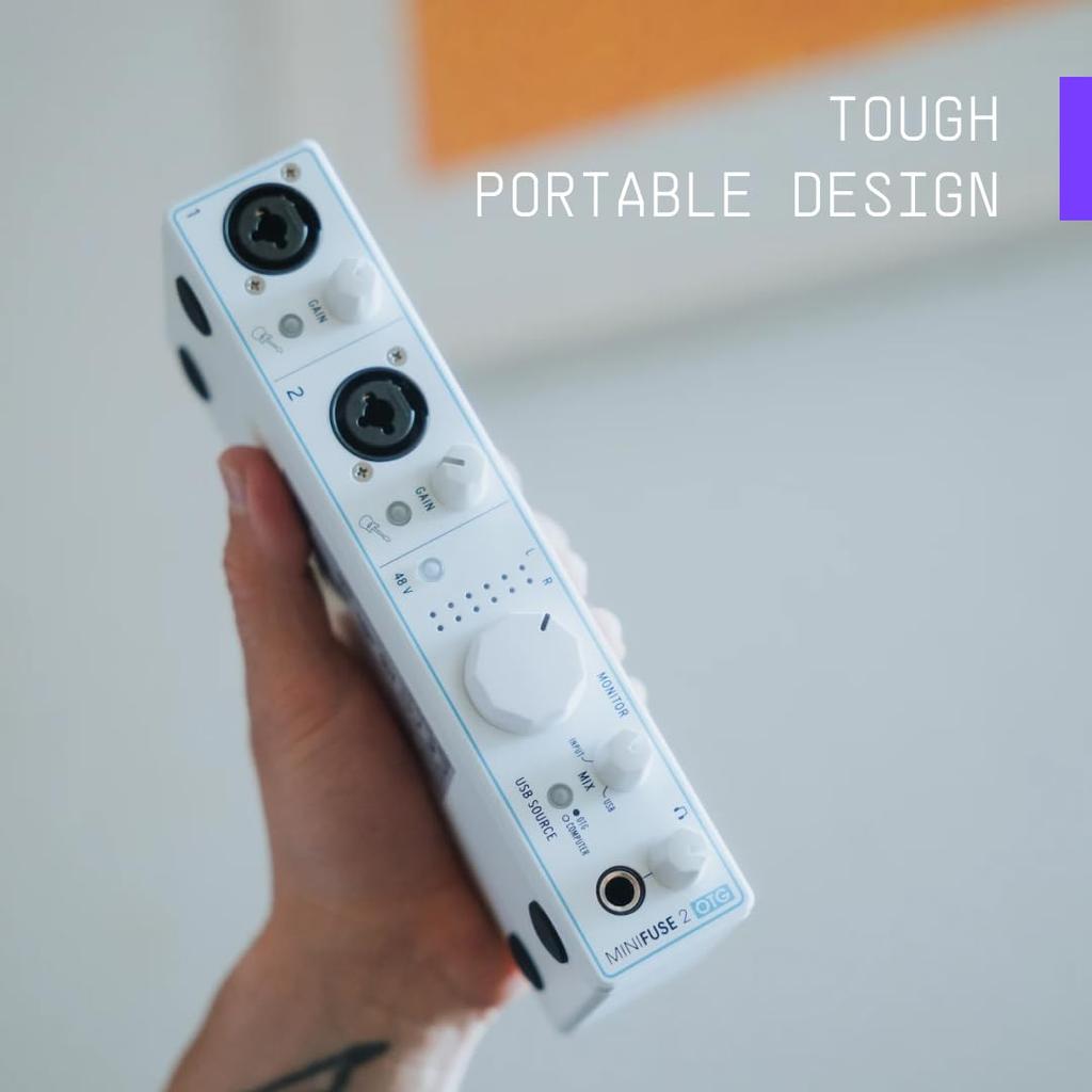 Arturia MiniFuse 2 Dual Audio Interface Connects directly to smartphones and compact and and includes a comprehensive software suite (OTG) - tablets,