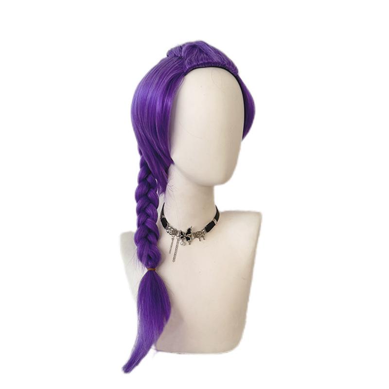 

Kpop Hunters Румі Міра Зої Косплей Перука для Дітей Дівчат Аніме Мисливці Фіолетовий Чорний Довге Волосся Синтетична Плетена Перука Костюм Реквізит