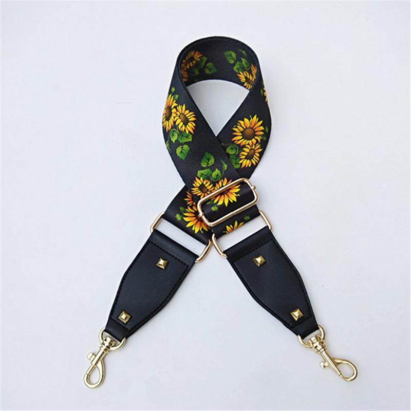 Ribbon Replaceable Adjustable Strap One Shoulder Oblique Cross Ethnic Style Long Shoulder Strap Women's Bag Strap Accessories