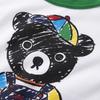 MIKI HOUSE Double B Short Going To [MIKI HOUSE] T-shirt, Sleeve, Bear, Thin, Boys, Girls, Babies, Kids, Children's Clothing, Kindergarten, School,