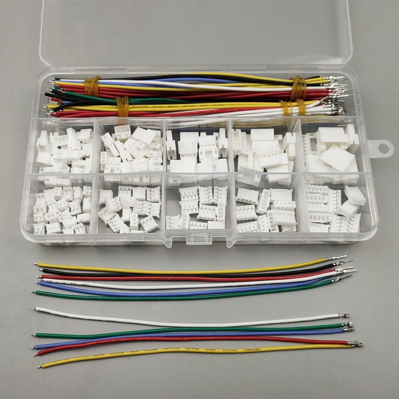 JST PH 2.0mm Connector Male Female Pre-Crimped 24AWG Silicone Cable Kit for Battery JJRC H36 Blade Inductrix Tiny Whoop Arduino