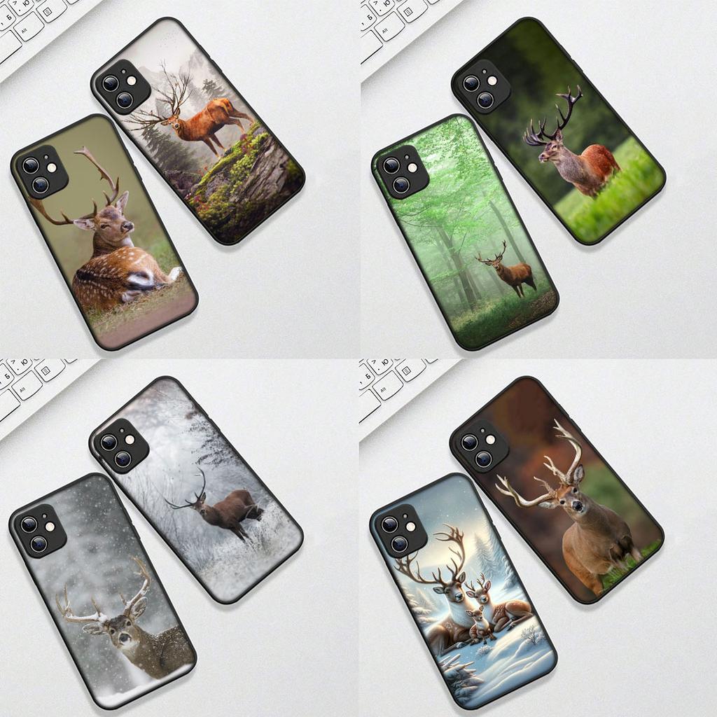 Cover for Samsung Galaxy S10 S8 S9 Plus A33 A34 A31 70 A71 A72 Note 20 9 8 S10E Casing Phone Case Forest Deer Hunting buck