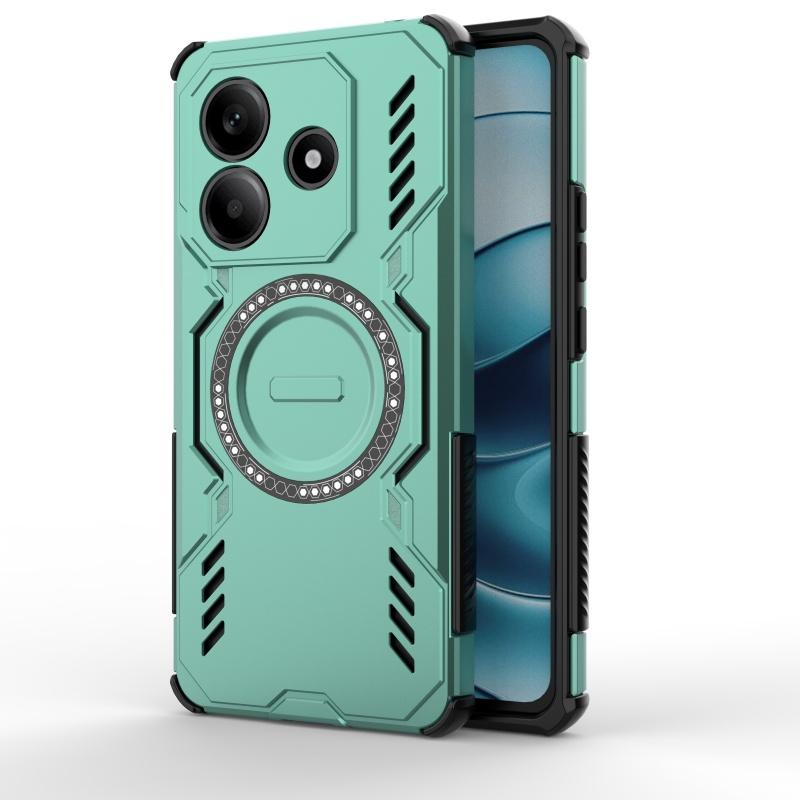 Magnetic Luxury Hard Armor Shockproof Case For Xiaomi Redmi Note 14 5G Capas Magsafe Wireless Charge Cover for Redmi Note 14 5G