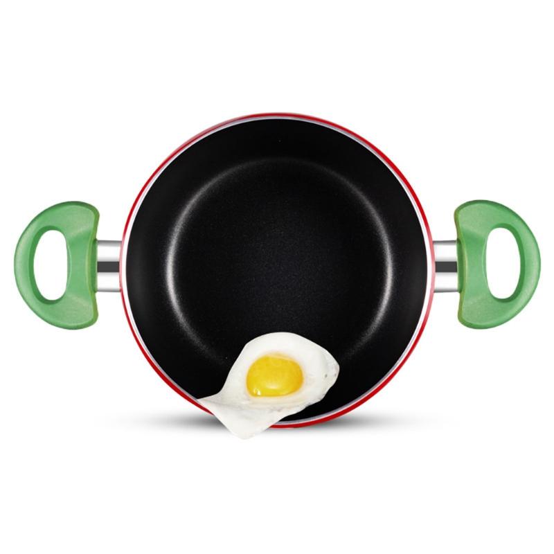 KX4B Fruit Tomato Stockpot Frying Pan Cooking Pot Saucepan Induction Cooker Aluminum