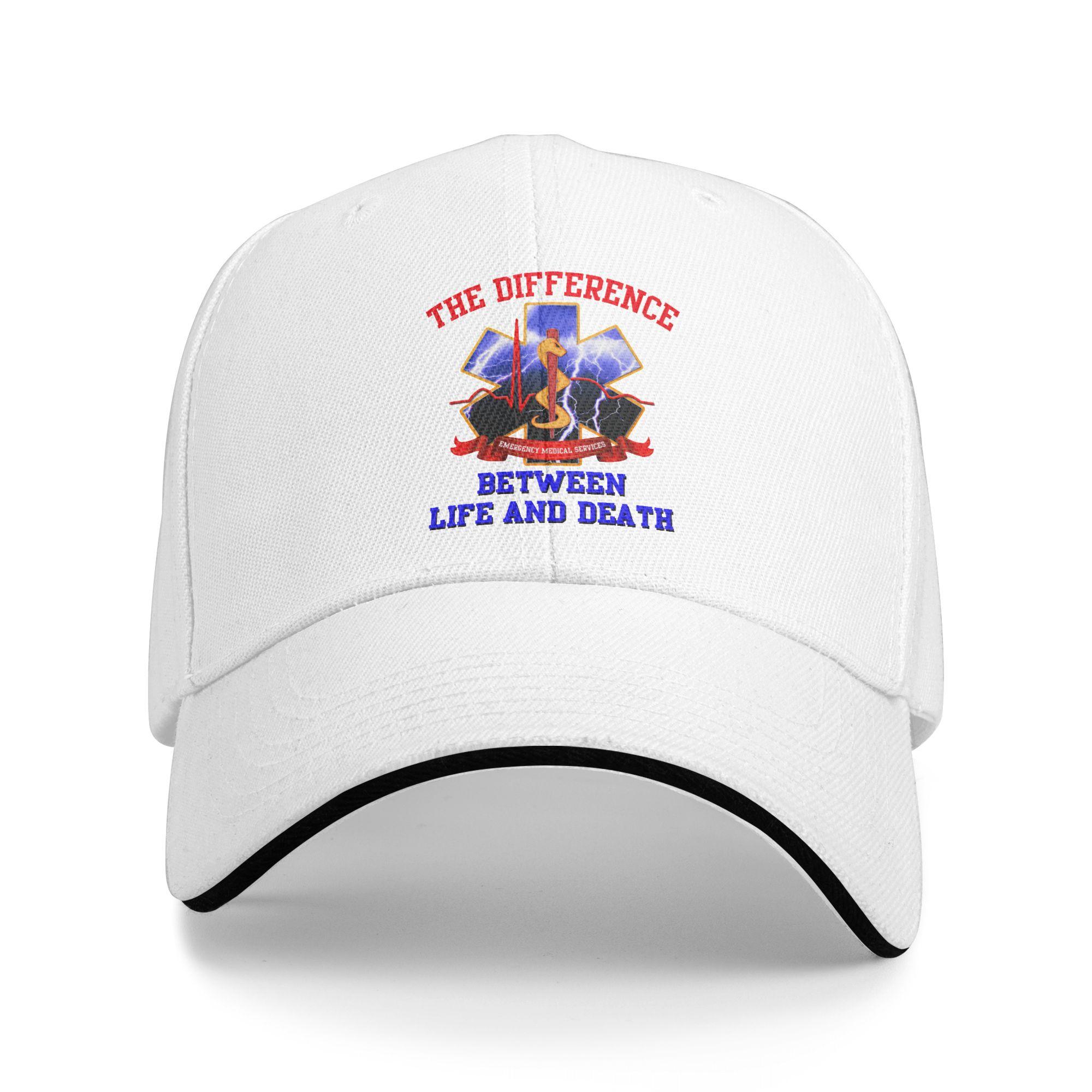 Custom Ems Star Of Life Baseball Cap Unisex WoUnisex Breathable Emt Paramedic Medical Dad Hat Outdoor Snapback Caps One Size