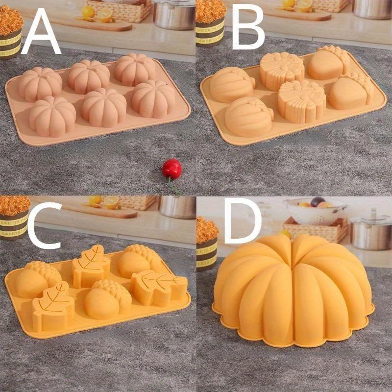 Silicone Pumpkin Leaf Handmade Soap Mold DIY Clay Mold