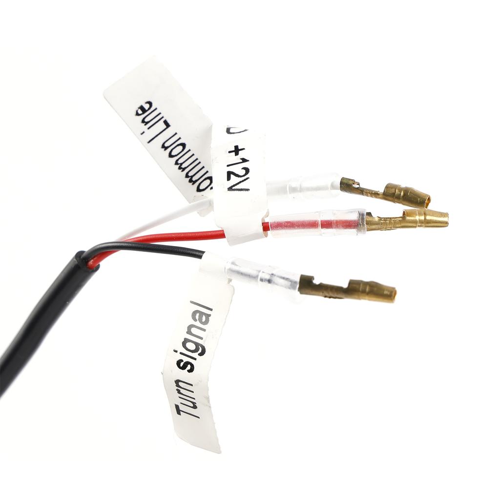 Black Custom Dynamics LED Turn Signal Mirrors For Sportster 883 1200 1990-2021