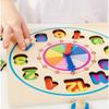 Todoribro Clock Puzzle, 1, 1 Set, Korea Best Toddler Puzzle