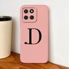 For Honor X8 X8A X8B X8C Case Simple Heart Letters Full Protection Phone Cases For Honor X 8 5G Soft Liquid Silicone Back Covers