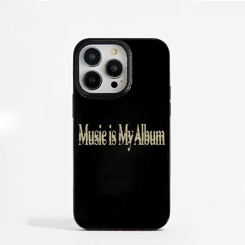 

Music is My Album Art Trend Phone Case For IPhone 17 16 15 14 13 12 11 Pro Max 16E 17Air X XR XS Max 7 8 Plus SE20 Soft Cover iPhone 14 Plus