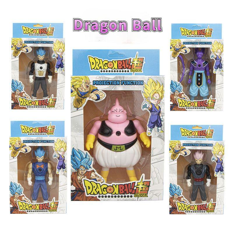 Dragon Ball Z Lichtprojektionsfigur Modell Blauer Goku Vegeta Kindergeschenk**