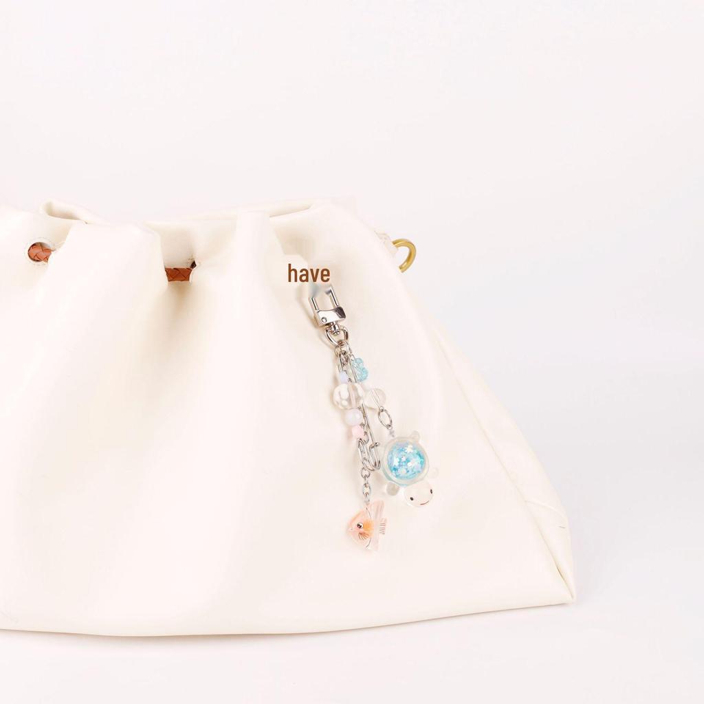 Ocean Series Starfish & Turtle Bag Charm Keyring