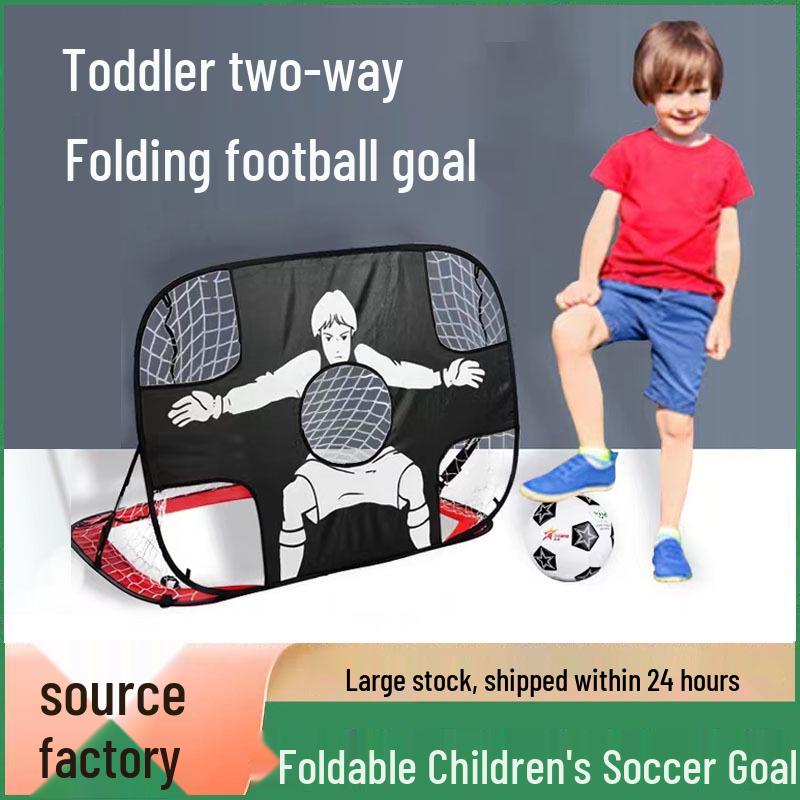 Portable Foldable 2-in-1 Soccer & Tennis Goal for Kids - Multifunctional Training Toy