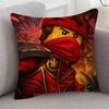Anime Ninjago Game For Cartoon Print Peripheral Pillow Case Cushion Cover Home Decor Birthday Gift Pillowcover