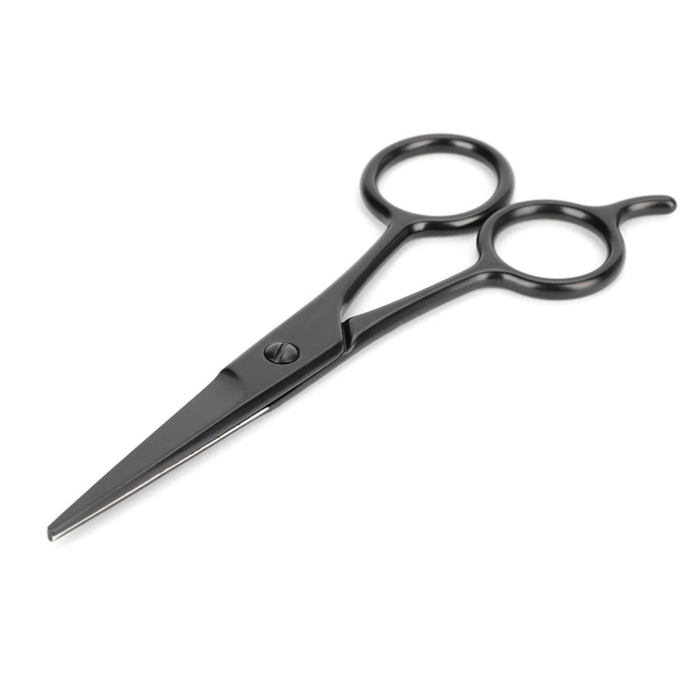 Edelstahl Gesichtshaar Schere Professionelle Kleine Schere Augenbrauen Schere Präzises Trimmen Schwarze Farbe Haarschnitt Trimmwerkzeug