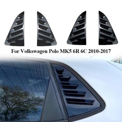 Cache-Volet Arrière pour Vitre Arrière Volkswagen VW Polo MK5 6R 6C 2011-2018 Garniture de Volet Triangle Arrière de Voiture Évent Latéral