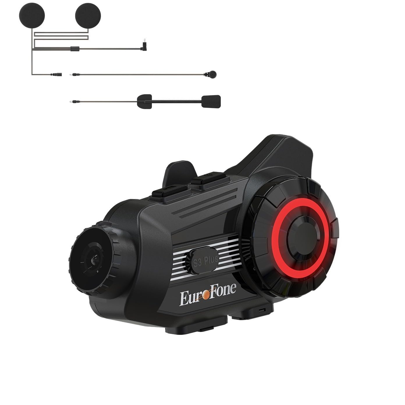 

EuroFone S3 Plus Bike Intercom with Camera for Intercom Bikes, 6 People Simultaneous Communication белый