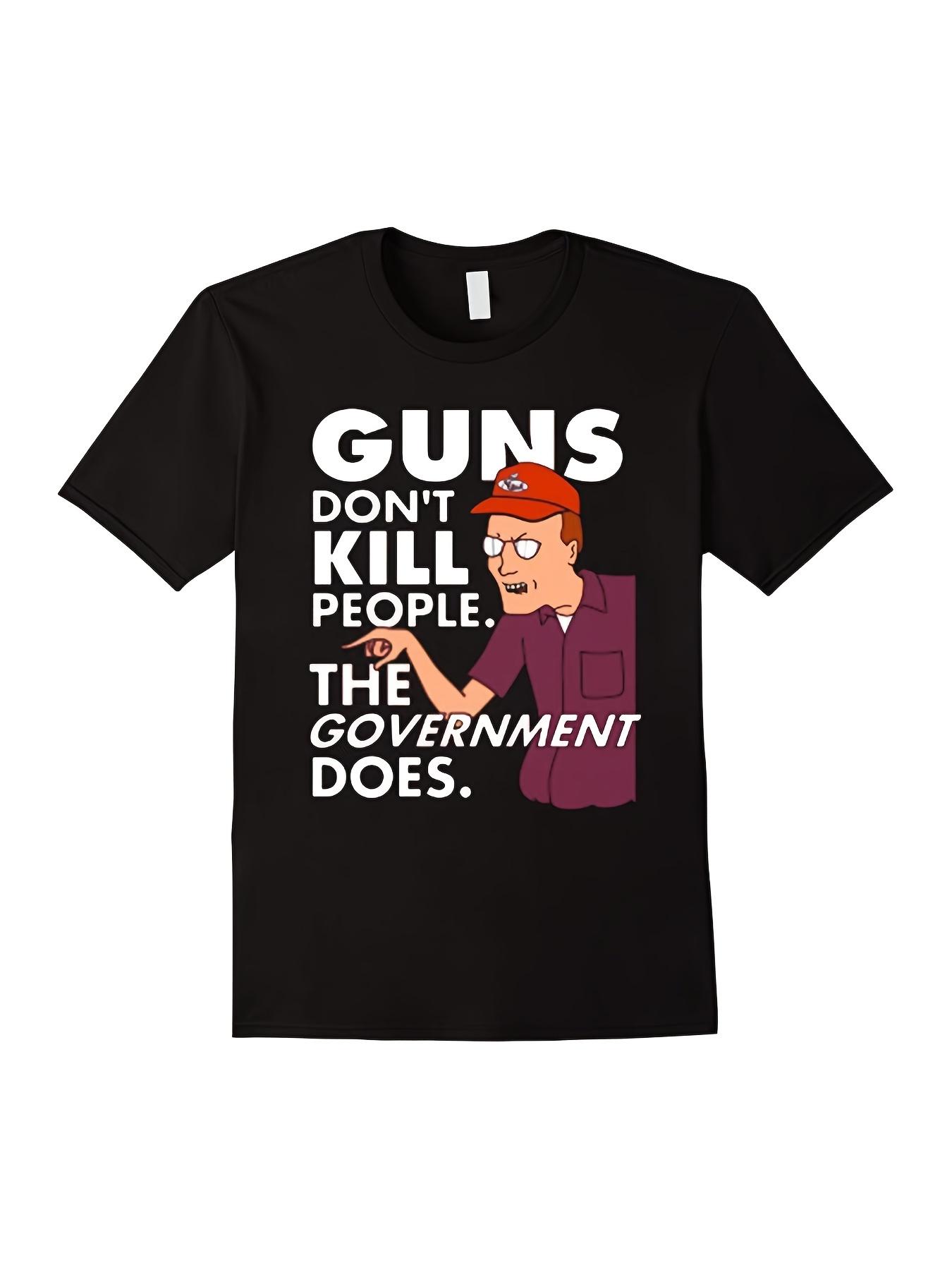 

Guns Don t Kill People Graphic Tee for Men - Premium Cotton, Classic Fit, Perfect Gift for Holidays & Casual Wear, Black, Sizes S-XXXL 5XL різнокольоровий