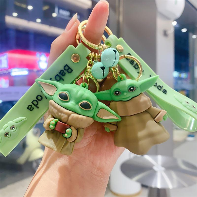 Keychain Baby Mandalorian Cute Epoxy Bag Pendant Accessories Small Gifts