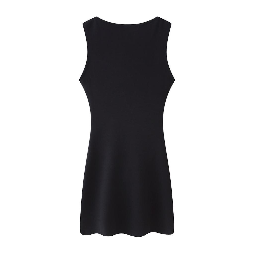 Spring 2025 Women's European & American Style Short Pleated Dress