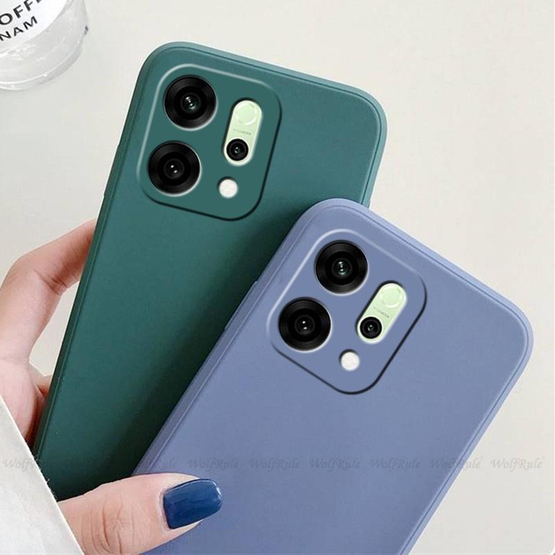 For OPPO Reno 14 Pro Case Cover Reno 14 Pro Capa New Liquid Silicone Bumper Shockproof TPU Soft Fundas OPPO Reno 14 Pro