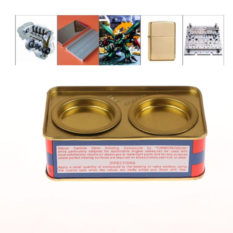 

1 шт. Притирочная паста для клапанов двигателя Грубая Мелкая Карбид кремния Полировальный песок 80 180 150 320 Для Мото Авто Жестяная коробка Притирочная паста