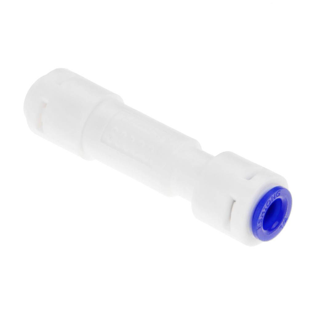 150CC to 1500CC RO Water System Waste Water Flow Regulater Restrictor 1/4" OD Hose Reverse Osmosis Quick Pipe Fittiing Plastic
