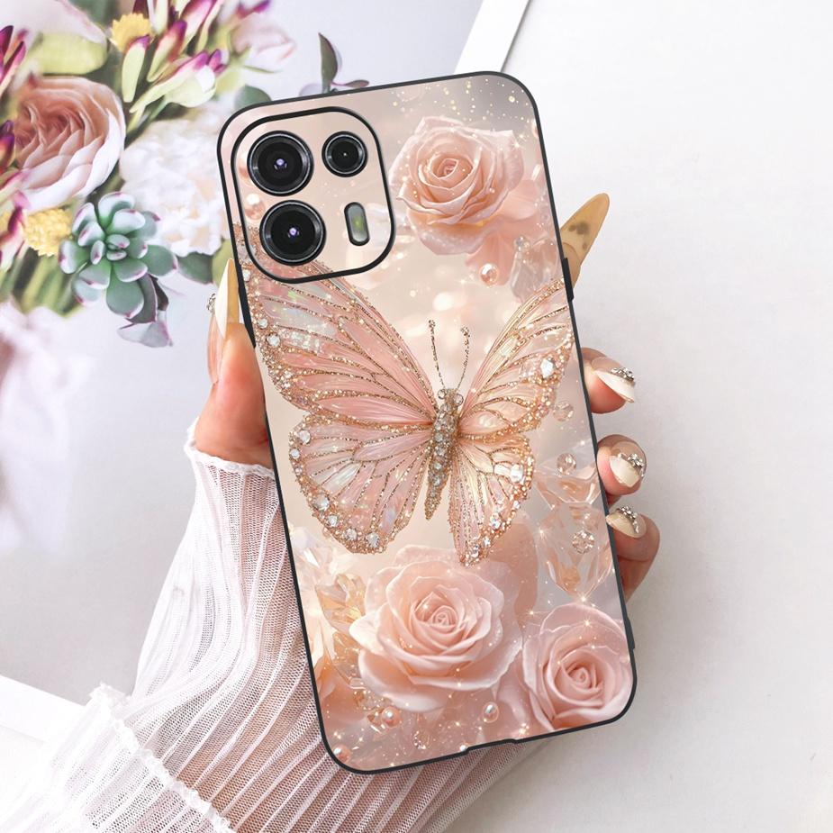 For Motorola Edge 20 Lite Case Edge20 Fusion New Luxury Painted Cover Soft Silicone Case For Motorola Edge 20 Pro Edge20 5G Bags