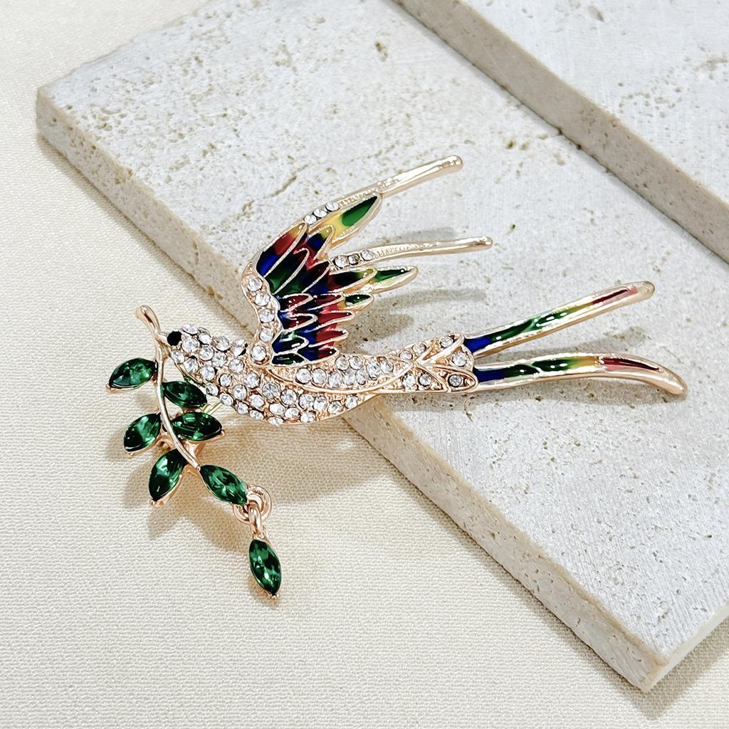 New Models Fashion Brooches for Women New Chinese Style Fashion Willow Branch Magpie Brooch Cheongsam Pins Accessories