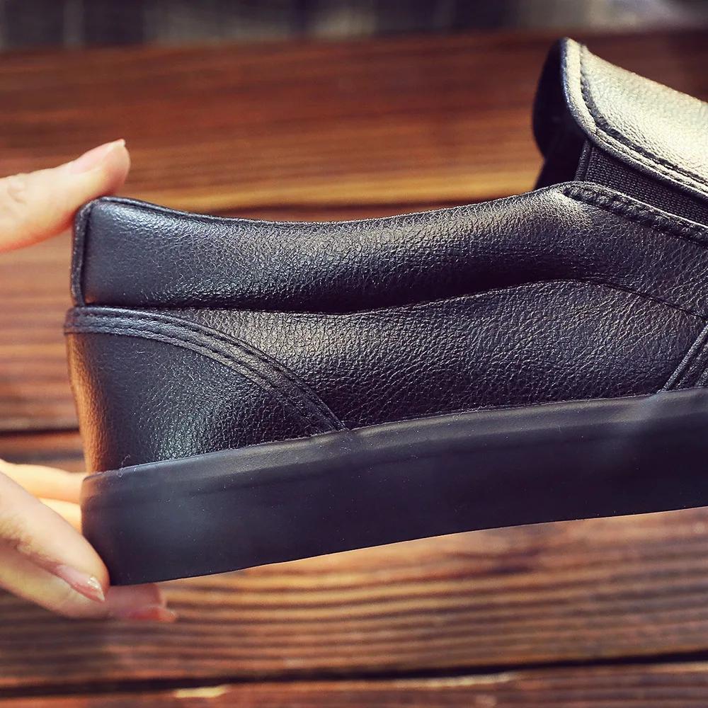 Fashion Loafers Leather Casual Shoes for Men Anti-slip Soft Sole Loafers Comfortable Men's Leather Sneakers Penny Shoes Man 2025Trend