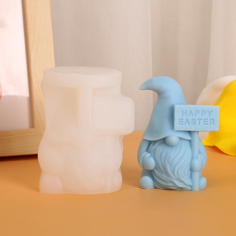 Formă Silicon Moș Crăciun Formă Silicon DIY Săpun Handmade Aromă Lumânare Dioramă Pitic Formă Copt Decorațiune Crăciun