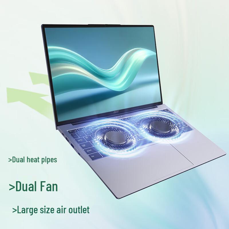 16-дюймовый ноутбук Acer S16 (Intel Core 5 210H) (Китайская версия)