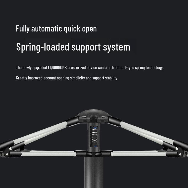 Quick-Open 3-4 Person Portable Camping Tent with Sunshade - Fully Automatic and No Assembly Required