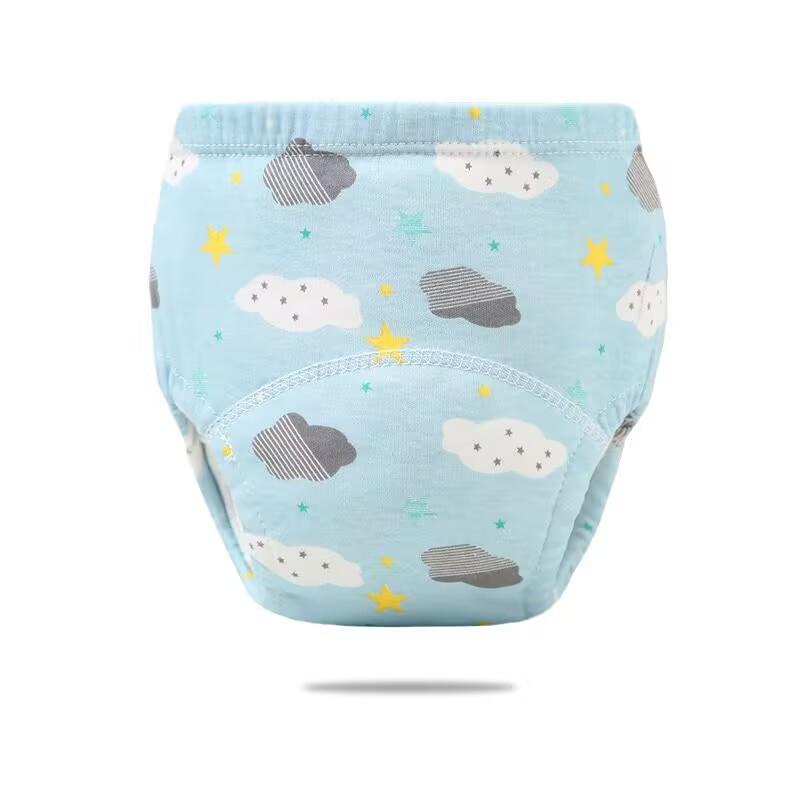 6-lagige wasserdichte, wiederverwendbare Baumwolle, Baby-Trainingshose, Säuglings-Shorts, Unterwäsche, Stoff, Babywindel, Windeln, Höschen, Windelwechsel