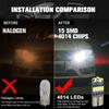 10PCS Led W5W T10 Car Signal Lamp 501 194 Bulbs 4014SMD Clearance Reading Interior Lights 6000K 12V Dome Lights 6