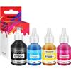 Huiwei Compatible 4-Color Ink Set for Brother DCP-T Series Printers