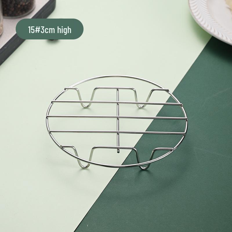 2.8 Line Four-Legged Stainless Steel Steamer Rack - Heat Insulation for Rice Cookers