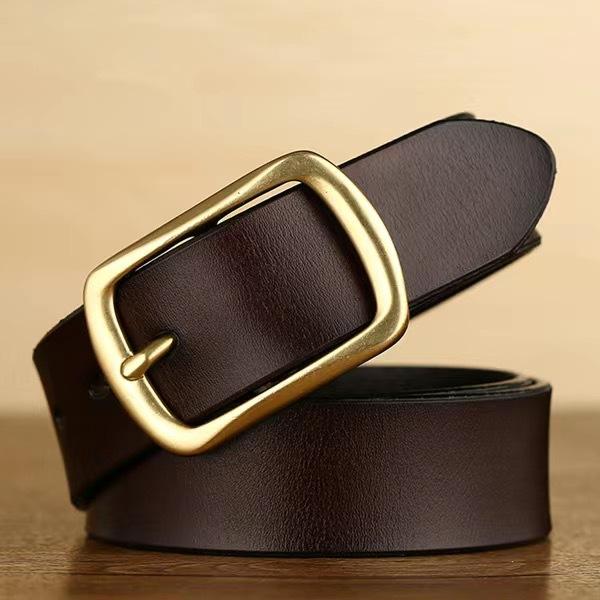 

Мужской повседневный ремень с автоматической пряжкой, черный кожаный мужской ремень 120cm