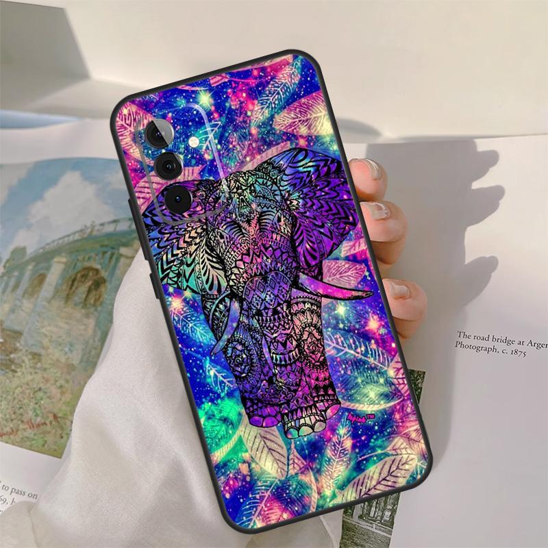 

Elephant Mandala Aztec Case For Samsung Galaxy A54 A34 A14 A06 A16 A26 A36 A56 A12 A32 A52 A13 A33 A53 A15 A35 A55 Samsung A12