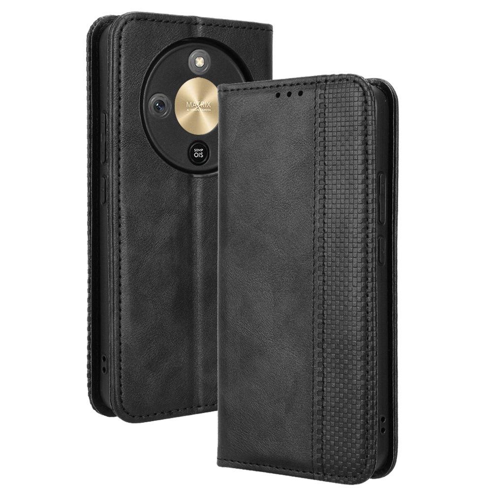 Suitable for Honor X70 Phone Case, Honor X9D Phone Leather Case, Magnetic Flip Cover with Card Slot Protective Case, Cross-border 5G