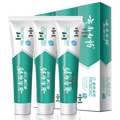 Yunnan Baiyao Eis-Zitrone Probiotische Zahnpasta 3er-Pack