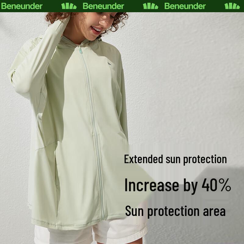 

Beneunder Mid-Length Breathable UV Protection Sun Shirt S