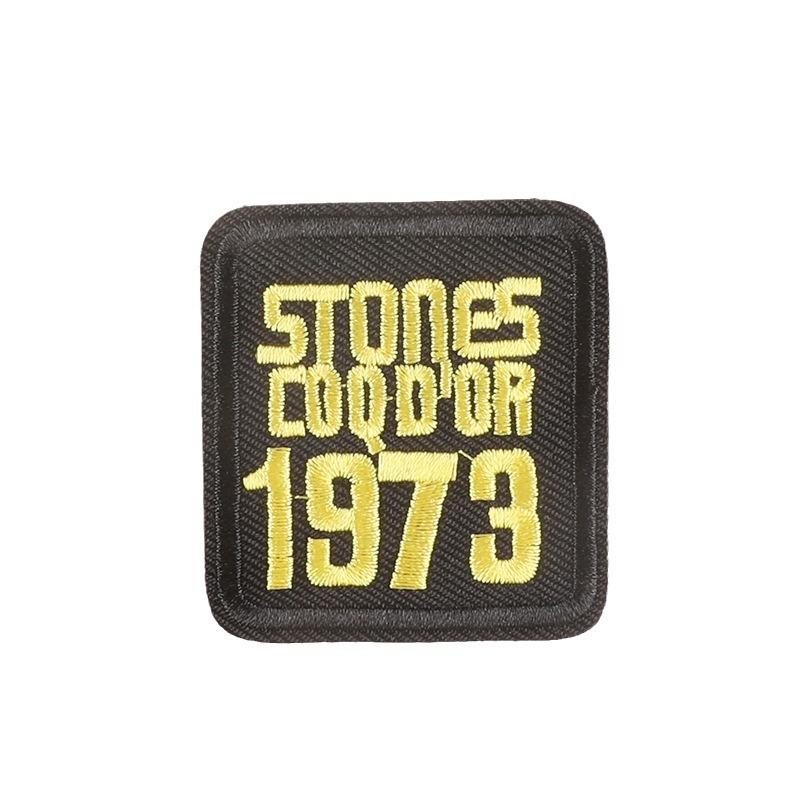 Embroidery label  badge English letter chest badge hat badge clothing accessories patch sticker embroidery sticker cloth sticker