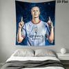 Erling Braut Haaland Wall Hanging Printed Fabric Blanket Decorative Tapestries for Bedroom Living Room Home Decor